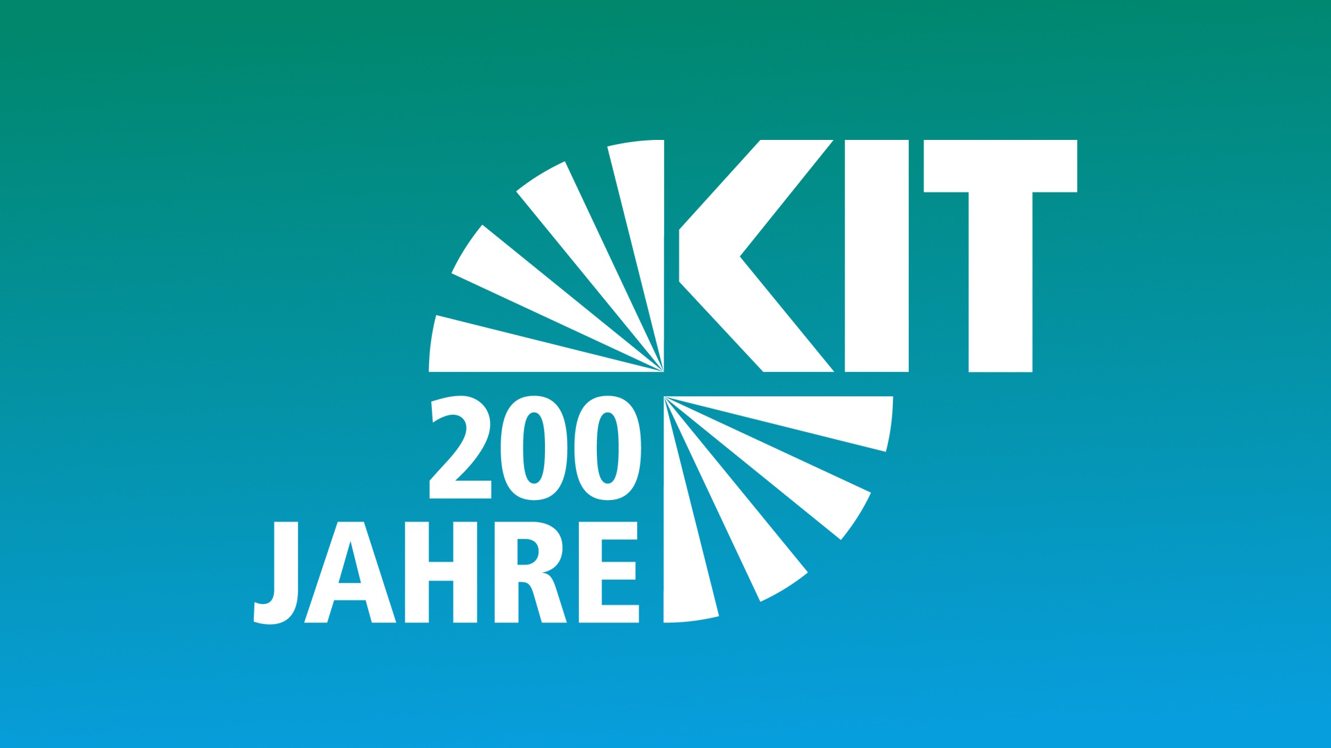 Logo der zweihundertjahres Feier des KIT.