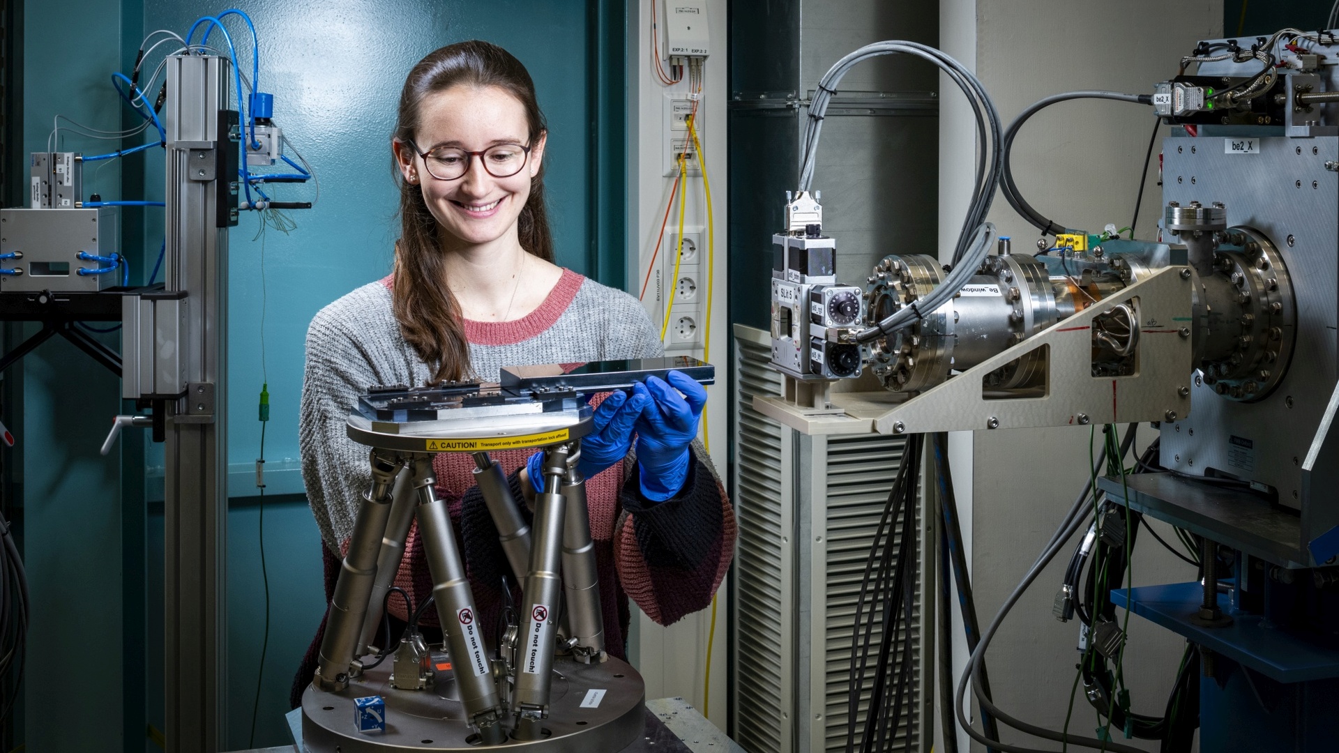 Rebecca Spiecker im Labor.